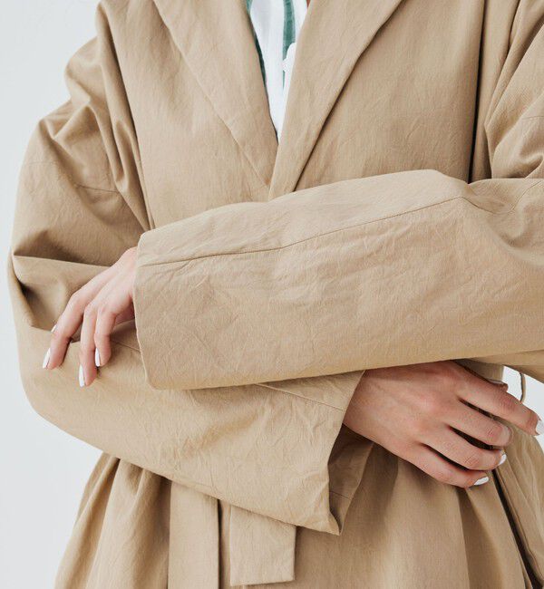 GALERIE VIE「パラシュートクロス チェスターコート」|チェスターコート|