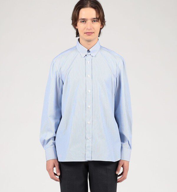 TOMORROWLAND MENS「TOMORROWLAND PILGRIM コットン タブカラーシャツ」|シャツ・ブラウス|