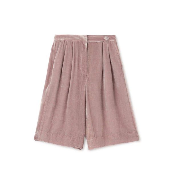 BACCA「レーヨンシルクベルベットリラックスショーツ」|その他|73 ライトパープル