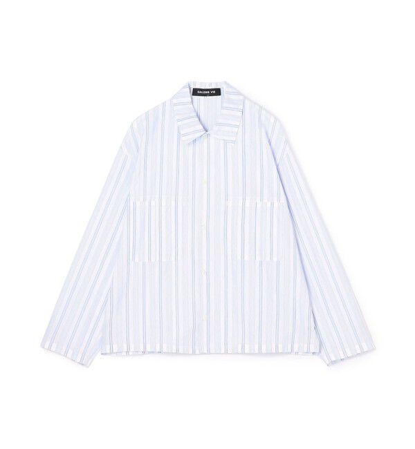GALERIE VIE「70/コットン ２ポケット シャツ」|その他|64 ブルー系