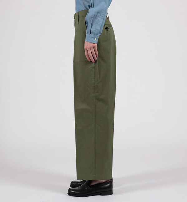 TOMORROWLAND MENS「コットンツイル ベイカーパンツ」|チノ|