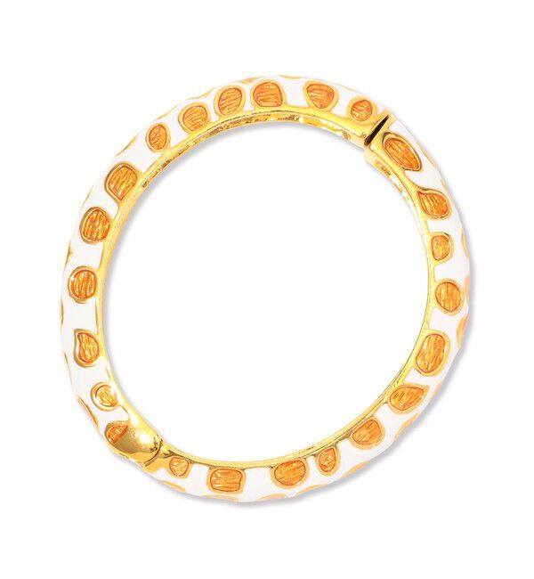 TOMORROWLAND GOODS「Kenneth Jay Lane giraffe print バングル」|ブレスレット・バングル|42 ライトブラウン系