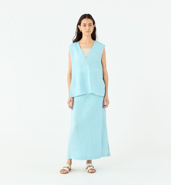 MACPHEE「ラミー マキシスカート」|タイト|