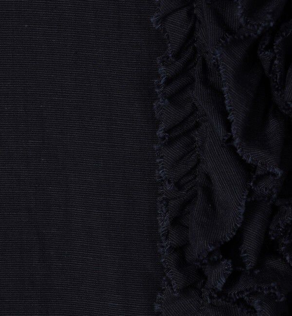 MACPHEE「テンセルリヨセルローン フロントフリルブラウス」|シャツ・ブラウス|