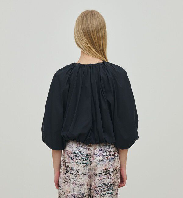 DES PRES「コットンストレッチポプリン クロップドバブルブルゾン」|ブルゾン・スタジャン|