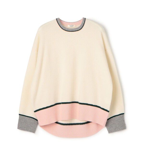 MACPHEE「NZ LAMBS クルーネックプルオーバー」|ニット・セーター|12 ホワイト系