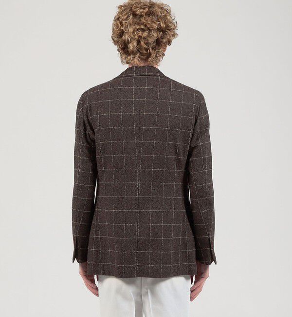 TOMORROWLAND MENS「ウールシルクナイロン シングルブレステッド 2Bジャケット BOTTO GIUSEPPE」|テーラードジャケット|