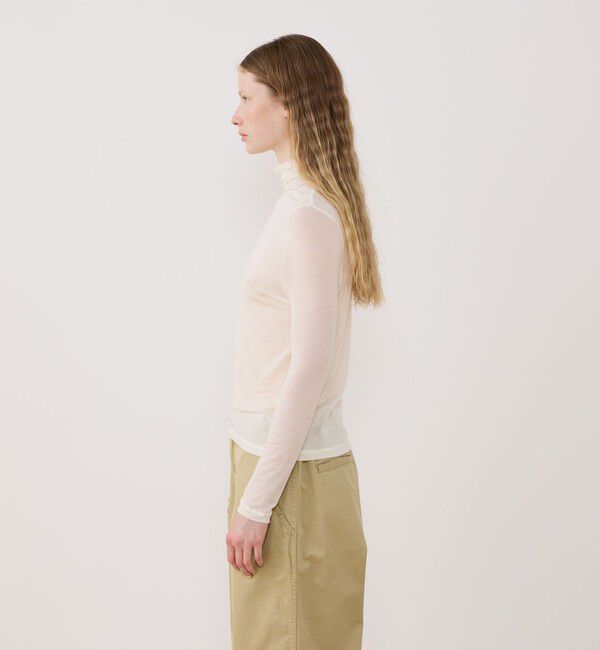 TOMORROWLAND GOODS「V;room シアータートルネックプルオーバー」|Tシャツ・カットソー|