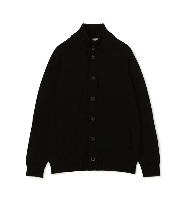 TOMORROWLAND MENS「TOMORROWLAND tricot ウール スタンドカラーニットカーディガン」|カーディガン|19 ブラック