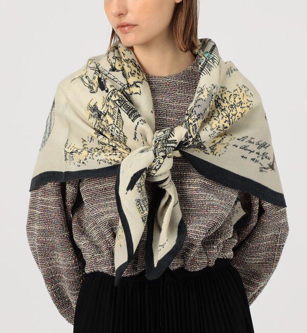 TOMORROWLAND GOODS「【別注】MANIPURI VILLE スカーフ」|バンダナ・スカーフ|