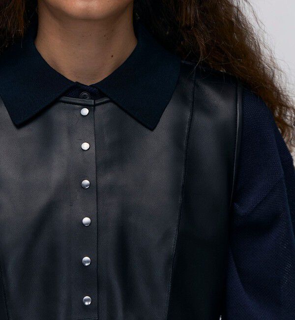 BACCA「シープスキン ペプラムベスト」|ベスト・ジレ|