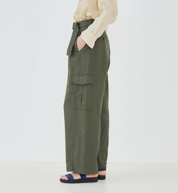 GALERIE VIE「ラミーツイル ベルテッドカーゴパンツ」|カーゴ|