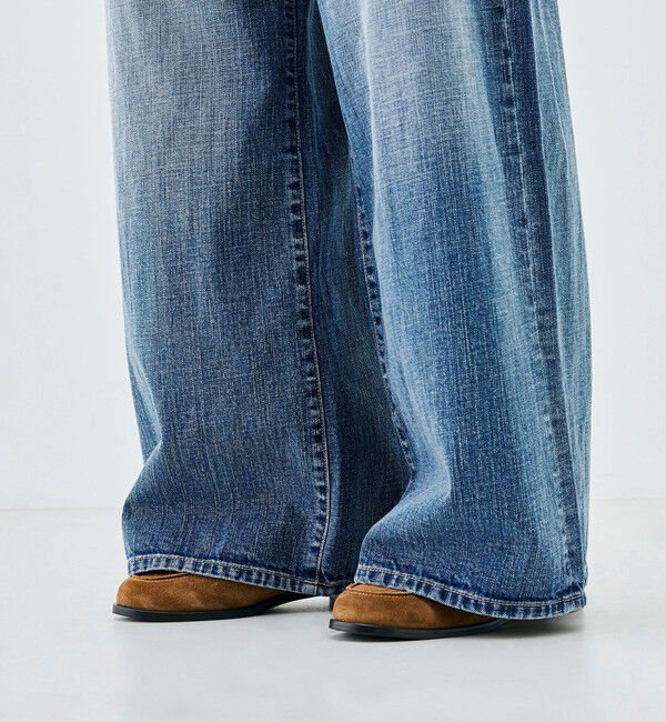 Edition「インディゴデニム ドローコードパンツ」|デニム|