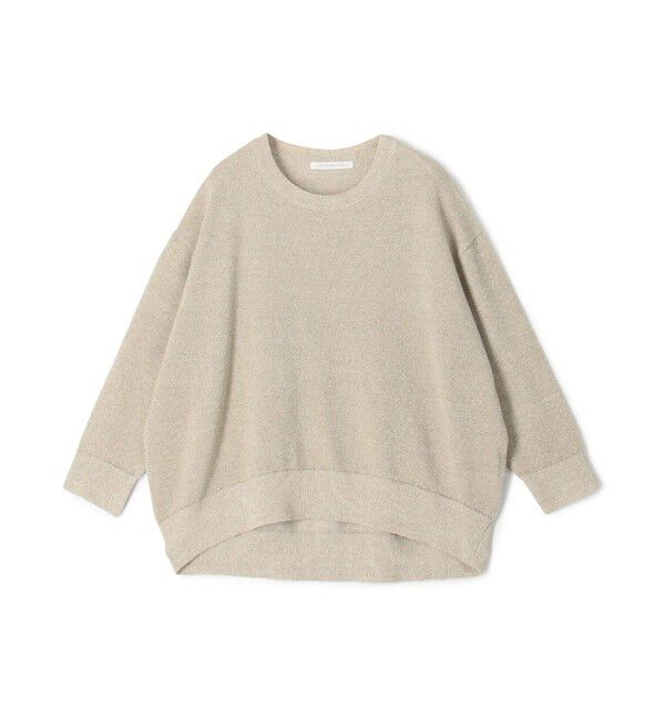 GALERIE VIE「ドライカノコ クルーネックプルオーバー」|ニット・セーター|43 ベージュ