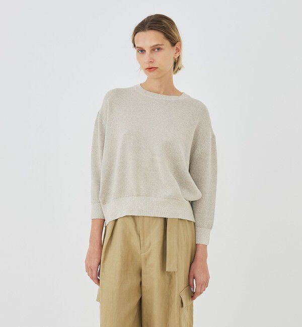 GALERIE VIE「ドライカノコ クルーネックプルオーバー」|ニット・セーター|