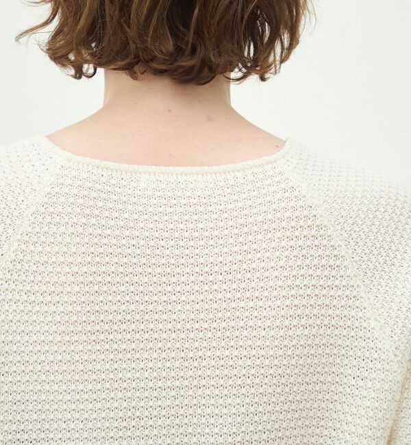MACPHEE「ギマコットン スクエアネックプルオーバー」|ニット・セーター|