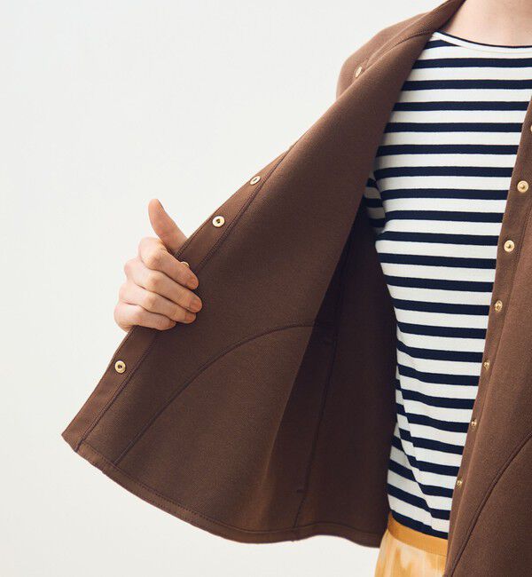 TOMORROWLAND collection「コットンダンボール トラペーズカーディガン」|カーディガン|