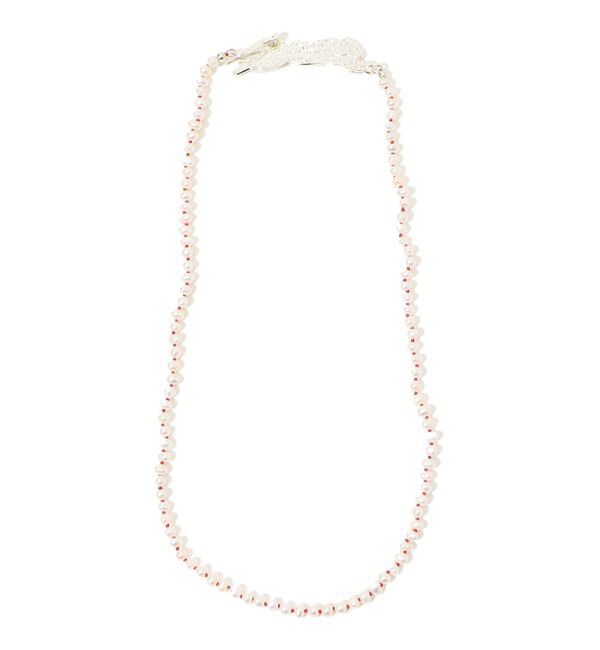 TOMORROWLAND GOODS「PALA LEOPARD HOOK TINY P パールネックレス」|ネックレス|82 シルバー系