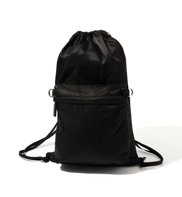 TOMORROWLAND GOODS「NOMADIS LATT ナップサック バッグ」|リュック|19 ブラック