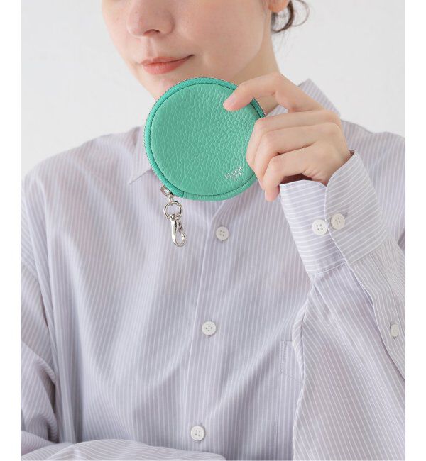  「【blancle/ ブランクレ】T.LETHER CIRCLE POUCH」|ポーチ|