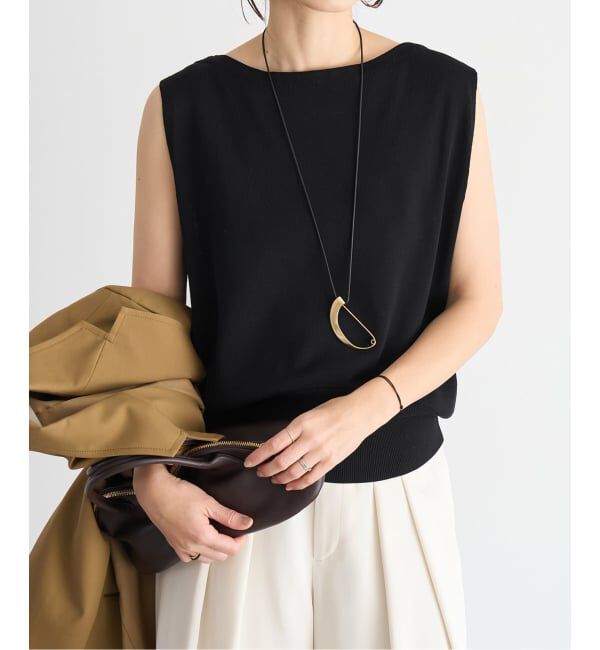 Plage「Sabrina Neck ベスト」|ベスト・ジレ|