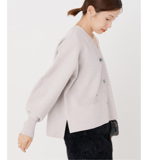 IENA「スーパーファインスムース ショートカーディガン」|カーディガン|