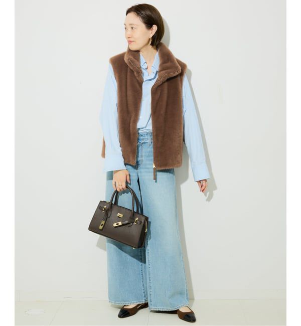 SLOBE IENA「ミンクエコファーベスト」|ダウンベスト・ベスト|