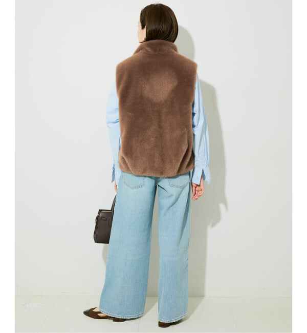 SLOBE IENA「ミンクエコファーベスト」|ダウンベスト・ベスト|