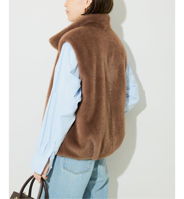 SLOBE IENA「ミンクエコファーベスト」|ダウンベスト・ベスト|