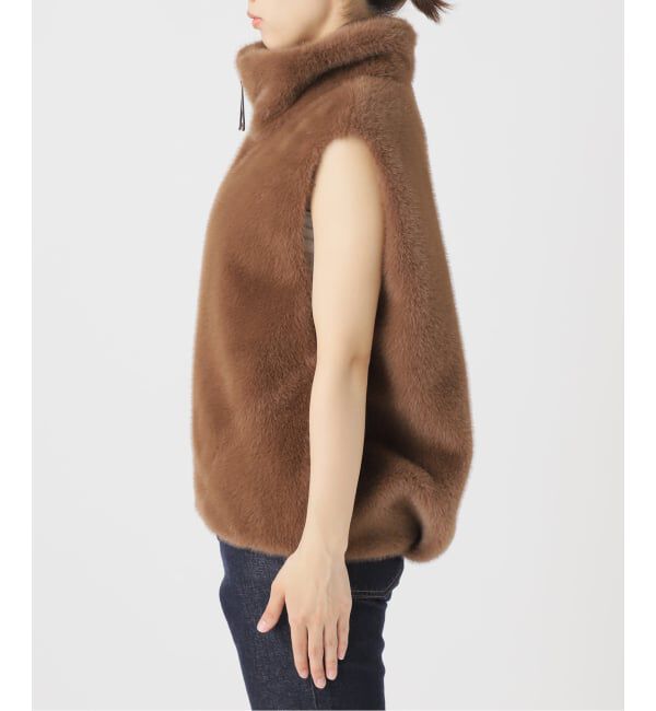 SLOBE IENA「ミンクエコファーベスト」|ダウンベスト・ベスト|