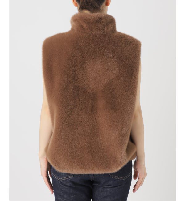 SLOBE IENA「ミンクエコファーベスト」|ダウンベスト・ベスト|