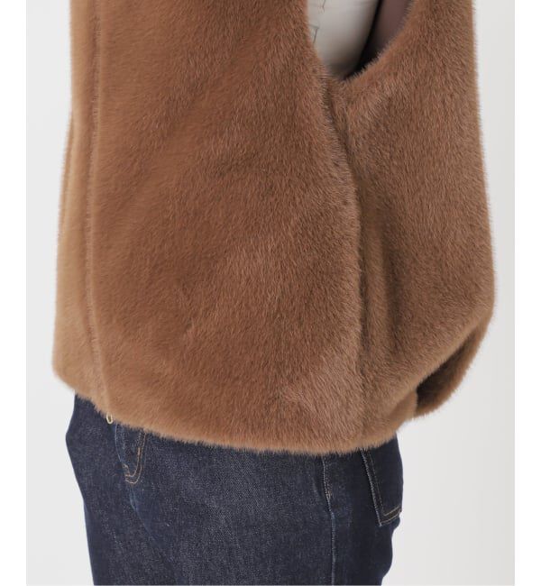 SLOBE IENA「ミンクエコファーベスト」|ダウンベスト・ベスト|