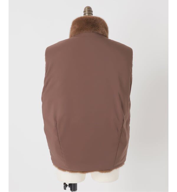 SLOBE IENA「ミンクエコファーベスト」|ダウンベスト・ベスト|