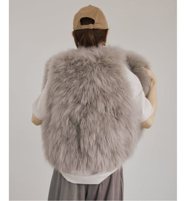 VERMEIL par iena「Cashmere Fur gilet」|その他|