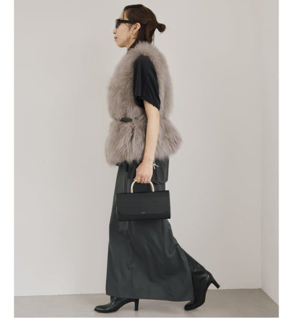 VERMEIL par iena「Cashmere Fur gilet」|その他|