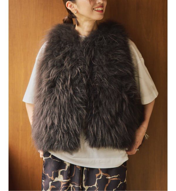 VERMEIL par iena「Cashmere Fur gilet」|その他|