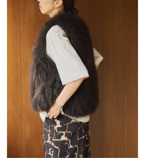 VERMEIL par iena「Cashmere Fur gilet」|その他|