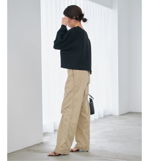 IENA「スーパーファインスムースプルオーバー」|ニット・セーター|