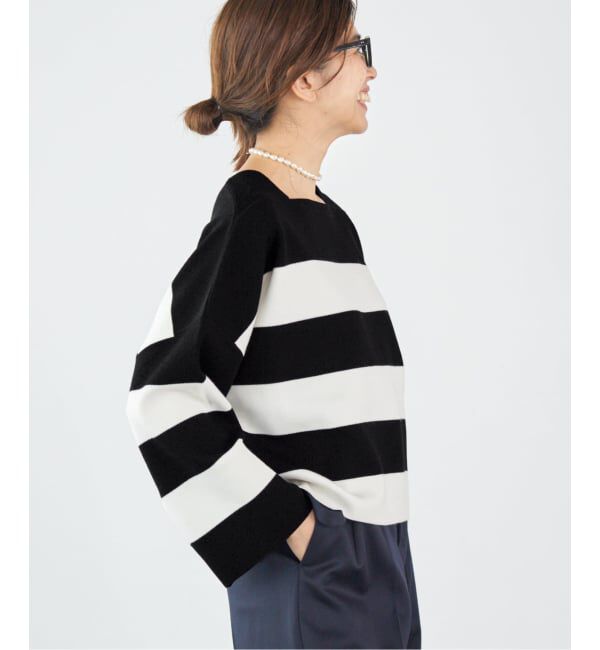 IENA「スーパーファインスムースプルオーバー」|ニット・セーター|