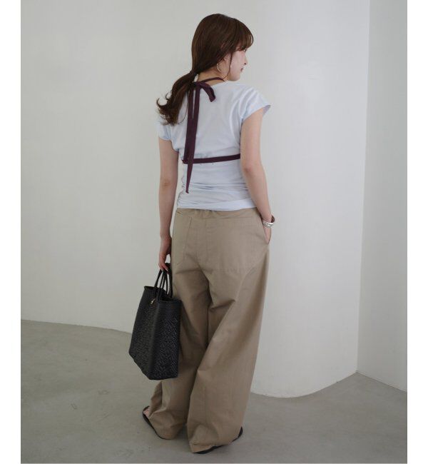 SLOBE IENA「《2枚セット》Plus by ONIT/オニット SLOBE別注 レイヤードセットTシャツ」|Tシャツ・カットソー|