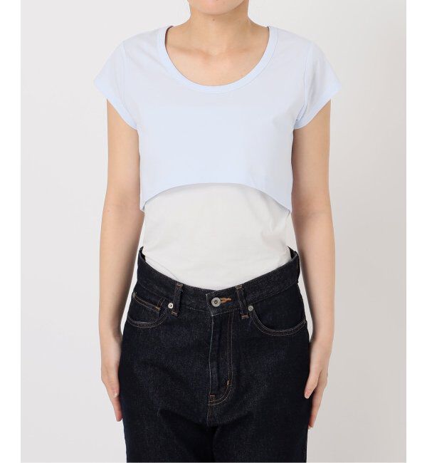 SLOBE IENA「《2枚セット》Plus by ONIT/オニット SLOBE別注 レイヤードセットTシャツ」|Tシャツ・カットソー|