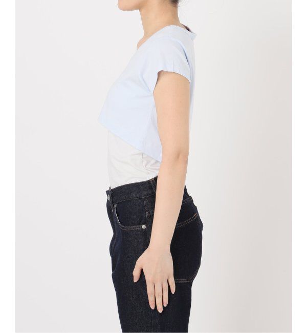 SLOBE IENA「《2枚セット》Plus by ONIT/オニット SLOBE別注 レイヤードセットTシャツ」|Tシャツ・カットソー|