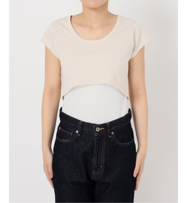 SLOBE IENA「《2枚セット》Plus by ONIT/オニット SLOBE別注 レイヤードセットTシャツ」|Tシャツ・カットソー|