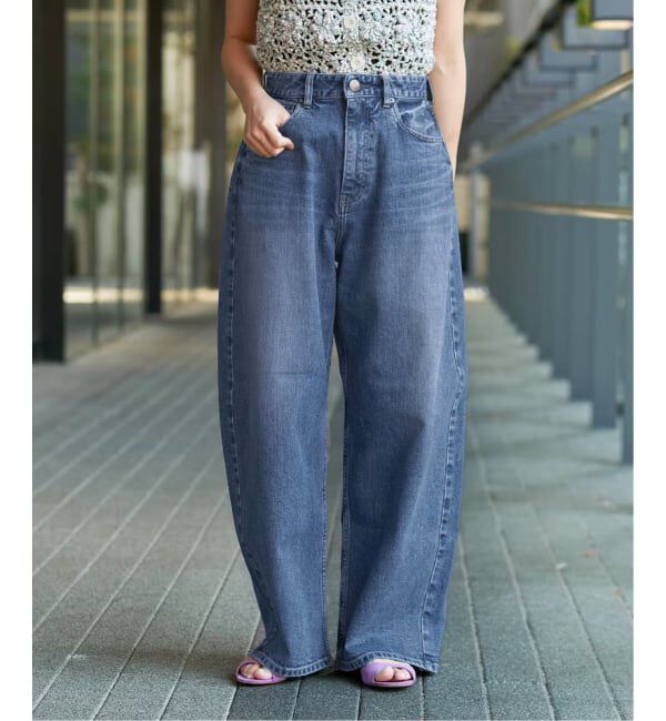 IENA LA BOUCLE「RED CARD TOKYO/レッドカード トーキョー MONTANA 72W11901IMD」|デニム|サックスブルー