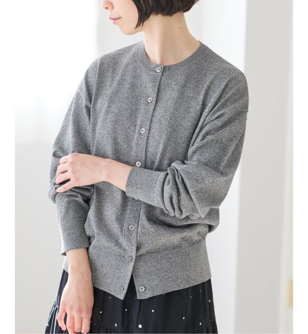 IENA「《新色あり/追加2》LEVITAロングスリーブカーディガン」|カーディガン|