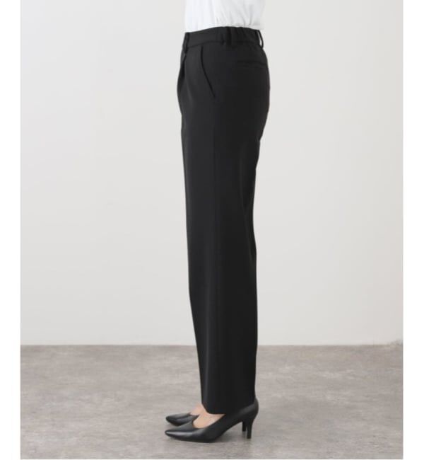 VERMEIL par iena「《追加4》ダブルクロスストレッチパンツ」|スラックス|