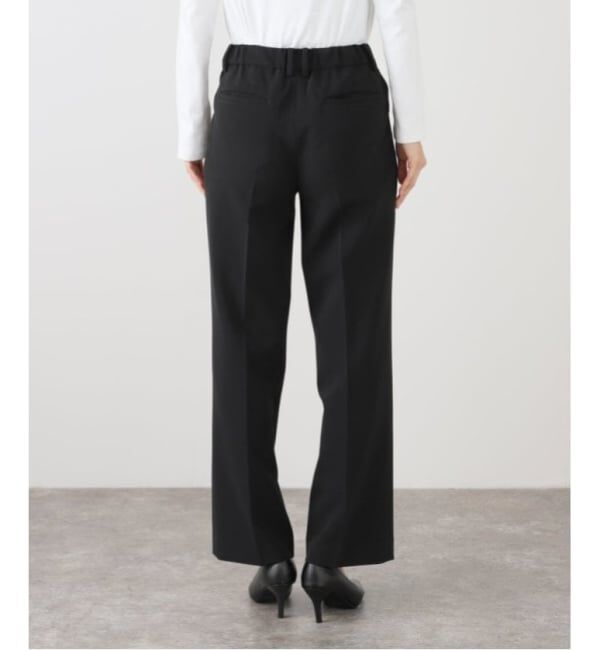 VERMEIL par iena「《追加4》ダブルクロスストレッチパンツ」|スラックス|