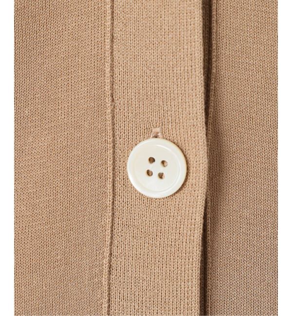 IENA「アセテートシルクVネックカーディガン」|カーディガン|