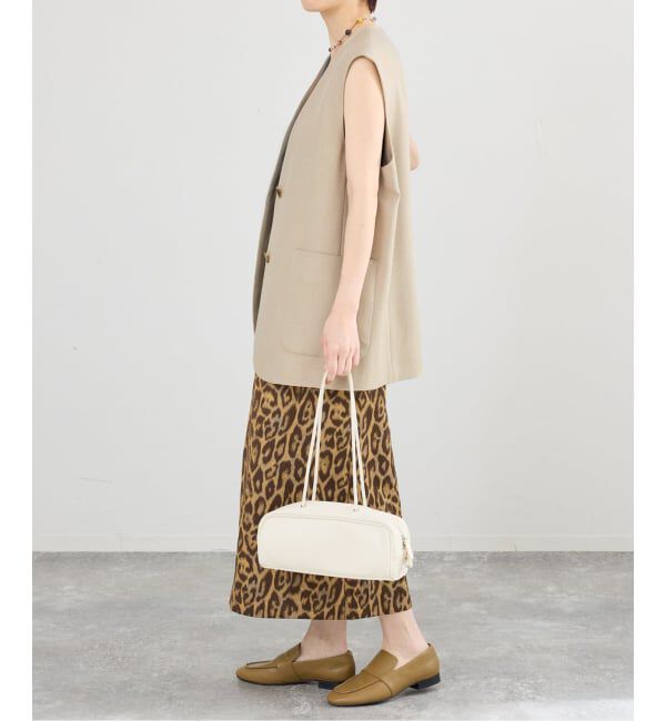 IENA「《セットアップ対応》ウォッシャブル シャークツイード ジレ」|その他|