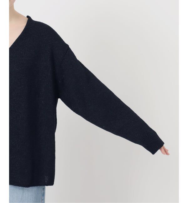 IENA「ミックスヤーン  2WAY Vカーディガン」|カーディガン|